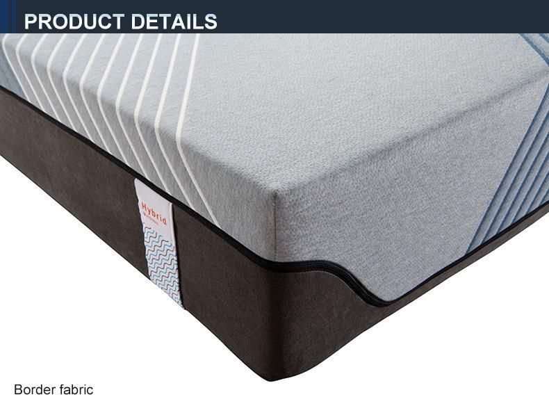 OEM High Quality Eco-Friendly Medium 12′′ Inch Full Queen King Visco Elastic Memory Foam Mattress
