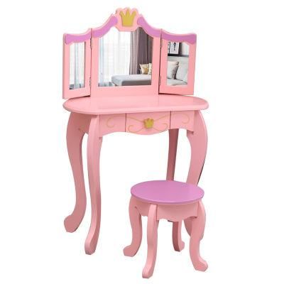 Factory Wholesale Modern Simple Children Dressing Table