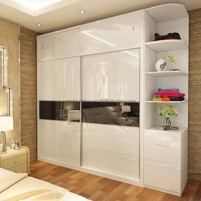 (MN-WR15) Beautiful Home Bedroom Modern White Wardrobe