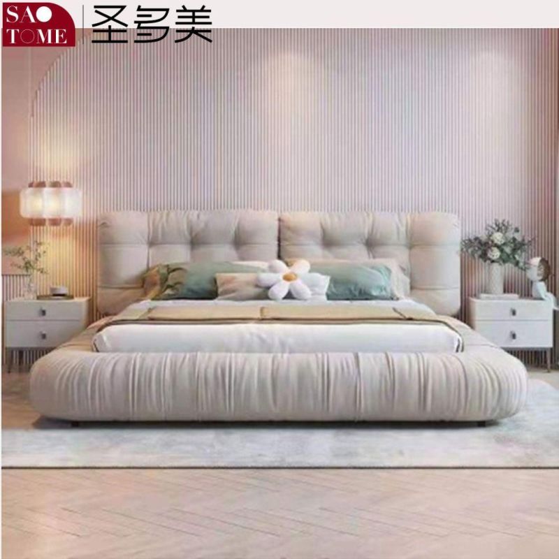 Wooden Bed Square Bed Wholesale Modern Bed Furniture