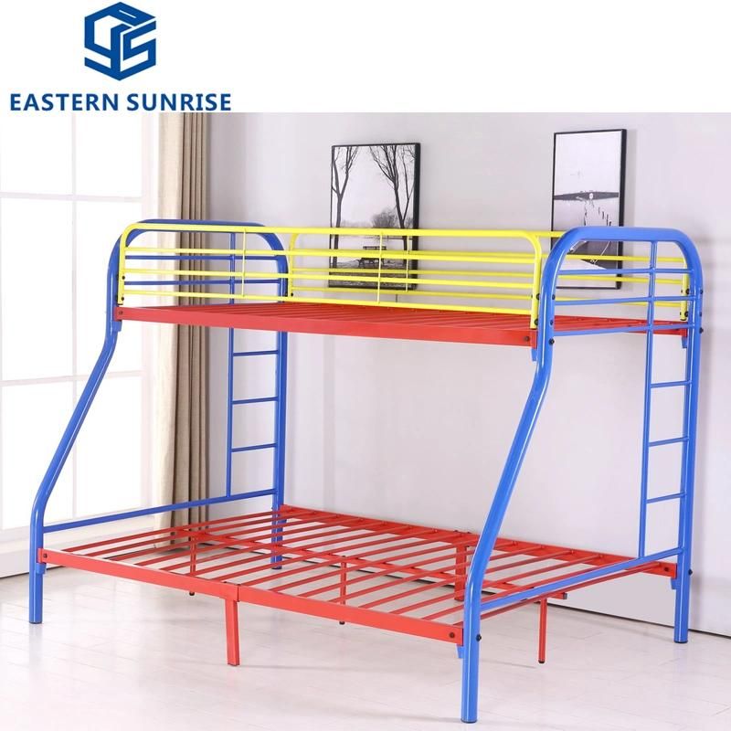 Wholesale Heavy Duty Knock Down Metal Twin Over Full Bunk Bed