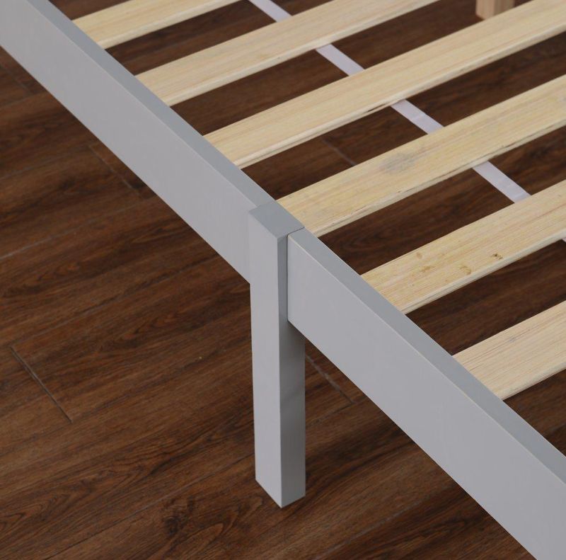 Wood Bedroom Furniture Double Bed King Size Bed