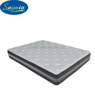 10 Inches Classic Design Tight Top Pocket Spring Rolled Mattress Bedroom Furniture