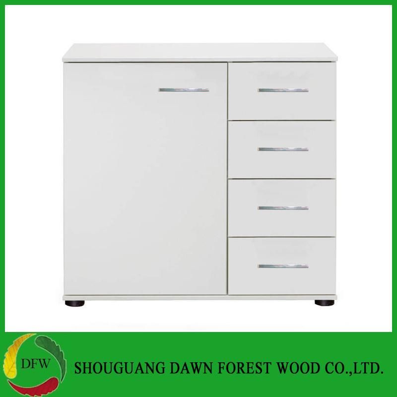 Combi Chest of Drawers 1 Doors and 4 Drawers