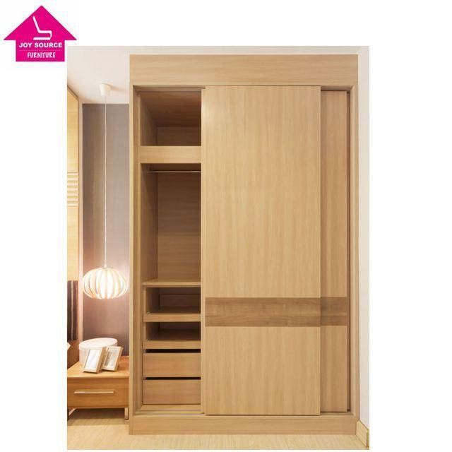 China Manufancturer Two Door High Quality Sliding Door Wardrobe