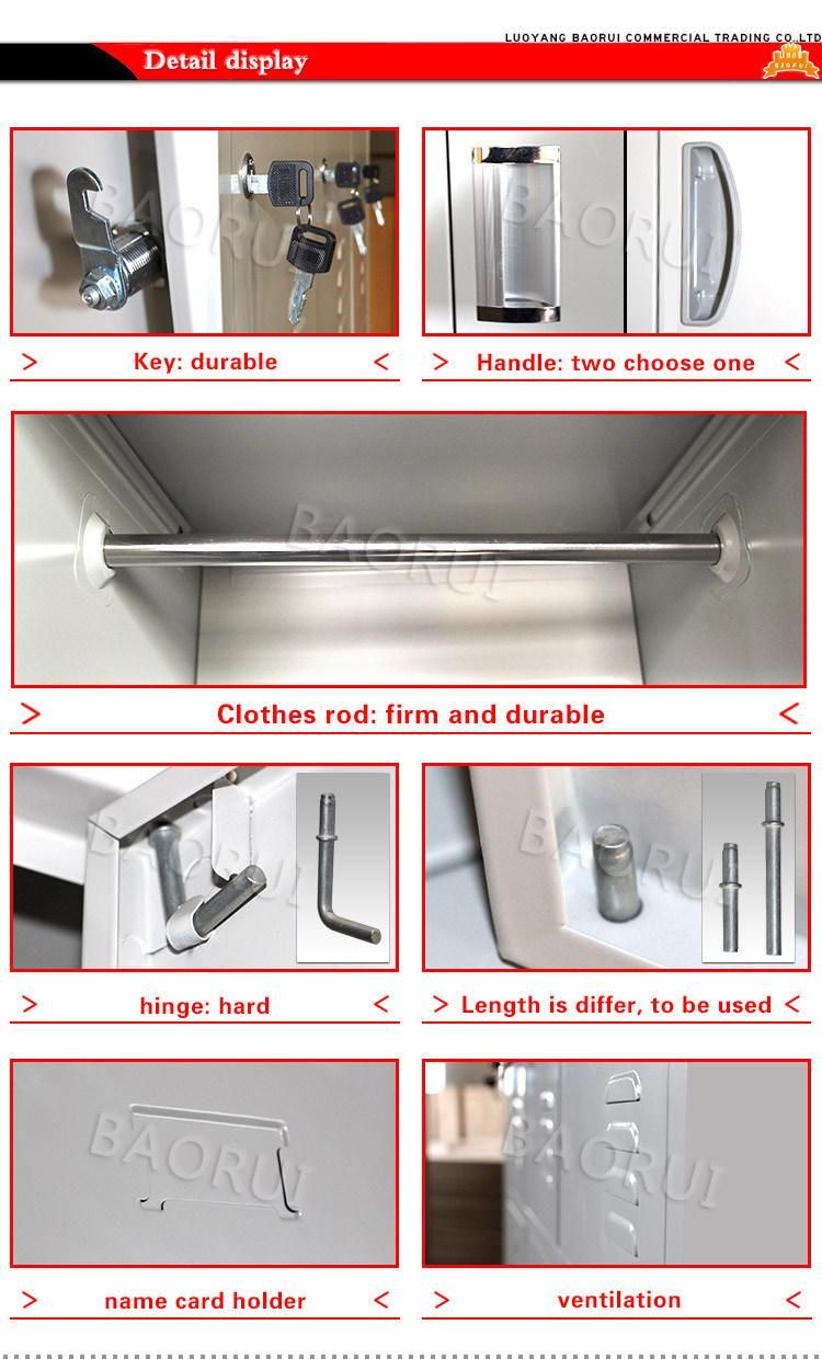 Large Capacity Dimensions Metal Locker Steel High School Lockers Wardrobe