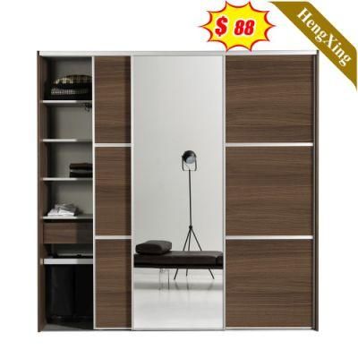 Cheap Price Clothing Wardrobe Mirror Steel Cupboards Metal Metalcese Storage Cabinet for Clothes