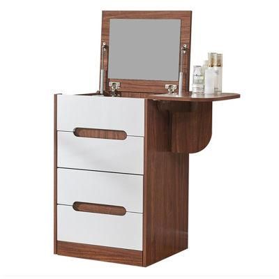Nordic Net Red Dressing Table Bedroom Modern Minimalist Small Apartment Clamshell Small Dressing Table Mini Storage Cabinet 0014