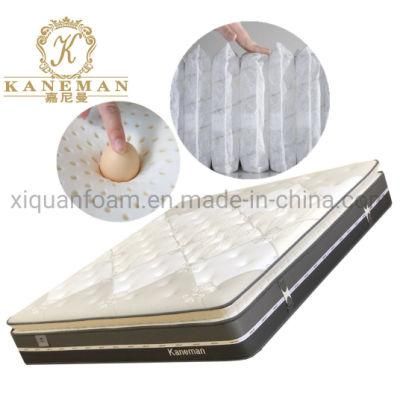Latex Spring Mattress Metal Bed Spring Mattress Pillow Top 10inch Mattress