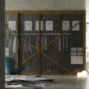 Concise Design Wardrobe Door with PVC Coating