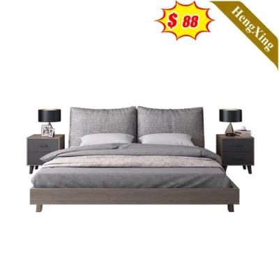 Luxury Wooden 5 Star Hotel Room Bedroom Furniture Set King Queen Double Single Size Leather Fabric Headboard Bed