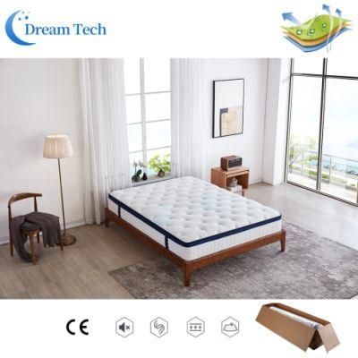 Wholesale Price China Waterproof Fabric Pocket Spring Outdoor Sleeping Mattress Bed Mattress (YY1905)