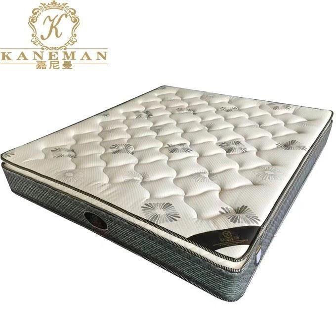 Queen Size Mattress Pillow Top Spring Mattress Rolled in a Box