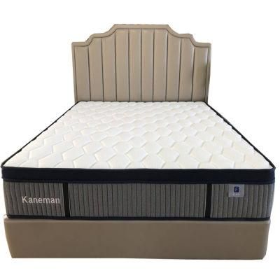 Luxury Visco Memory Foam Spring Mattress Five Zones Pocket Spring Mattress Vacuum Rollv up in Box for Online Sales