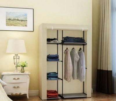 Fashionable Simple Solid Color Non-Woven Fabric Combination Foldable Wardrobe