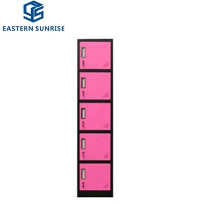 Luoyang Eastern Sunrise Metal Storage Cabinet 5 Doors Wardrobe