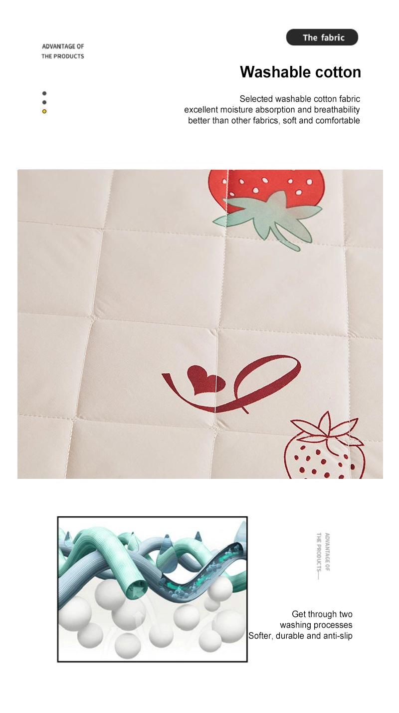 Travel Bed Sleeping Pad Thin Portable Roll Foldable Soft Single