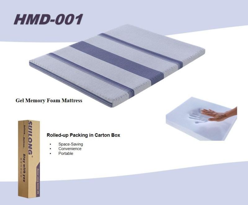 Wave Gel Memory Foam High Density Foam Mattress Strong Support and Comfortable