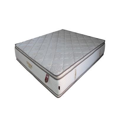 Double Pillow Top Wholesale Luxury Pocket Spring Hotel Mattress