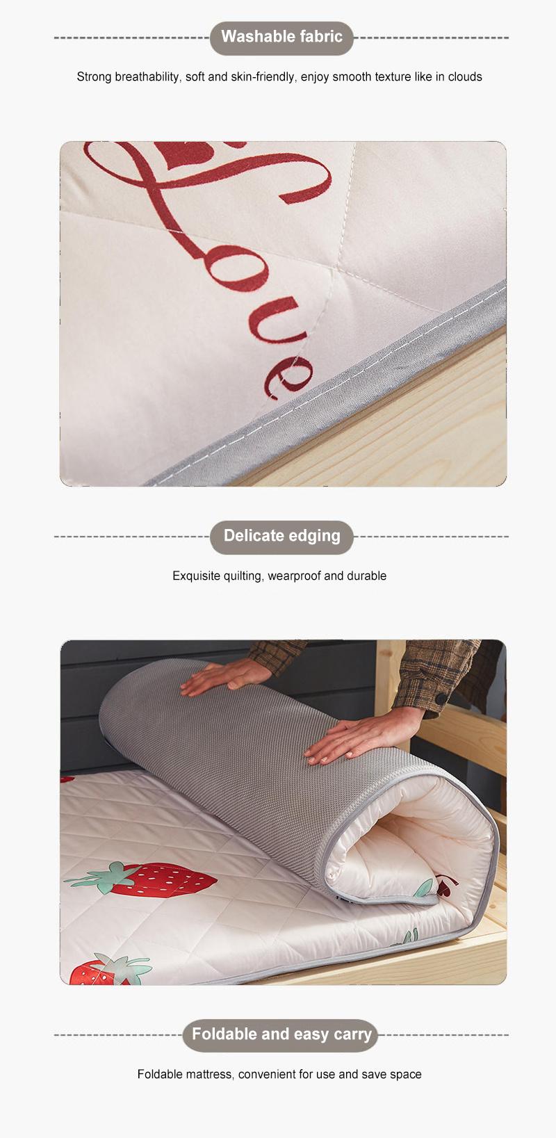 Motel Bunk Bed Mattress Multi-Purpose Soft Thin Comfortable Double XL