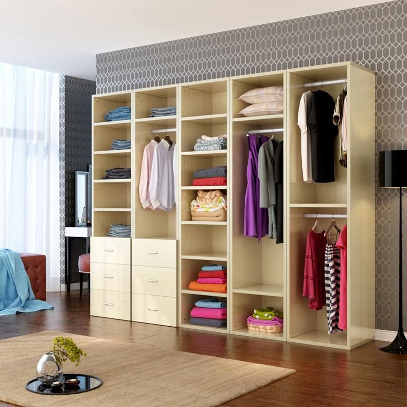 Modern Home Bedroom Furniture Wooden Bedroom Wardrobe