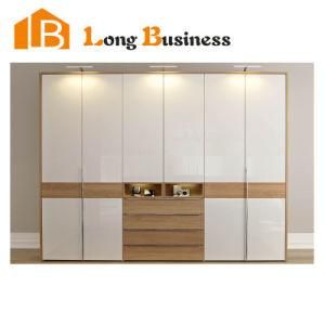 Modern Design Cheap Bedroom Wooden Wardrobe Closet Wholesale (LB-JX3084)