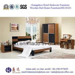 Foshan Factory Wooden Bed Modern Bedroom Furniture (SH-002#)