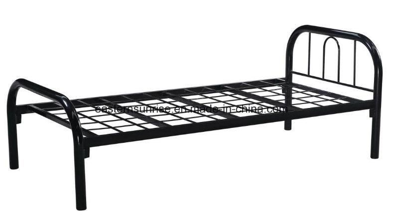 Steel School Equipment Single Beds / Metal Single Bed
