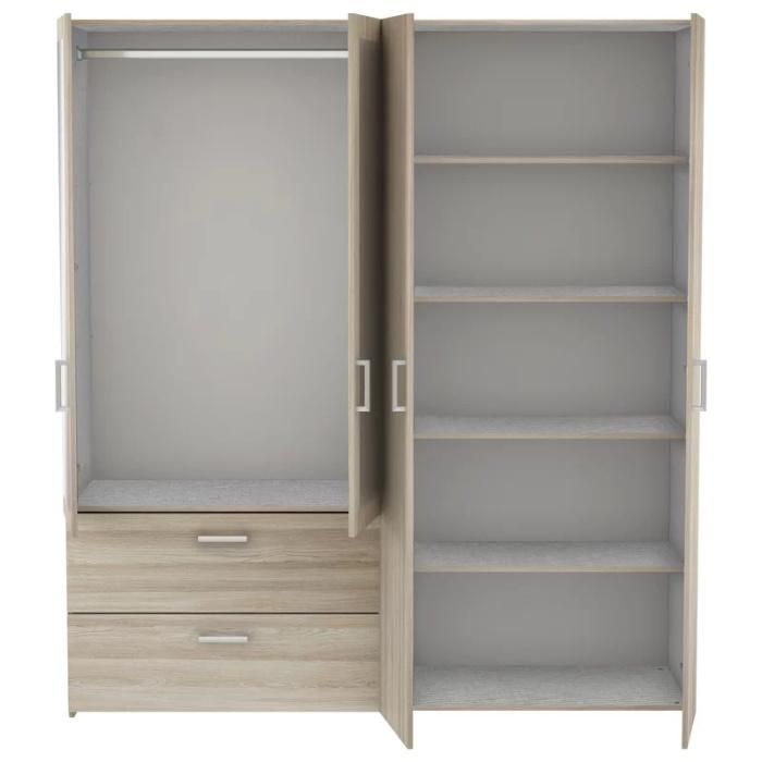 Modern Home Wooden Bedroom Furniture Clothes Storage Wardrobe Closet