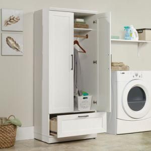 White High Gloss Modern Design Wooden Wardrobe Bedroom Furniture