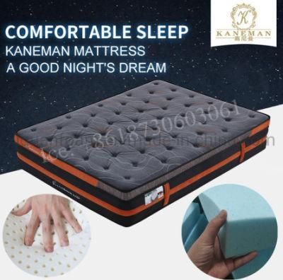 Plush Spring Mattress Hybrid Bedroom Mattress Star Hotel Mattress
