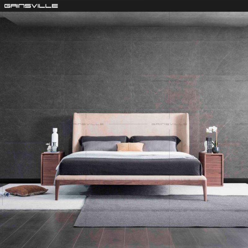 European Style King Bed Headboard for Apartment Gc1831