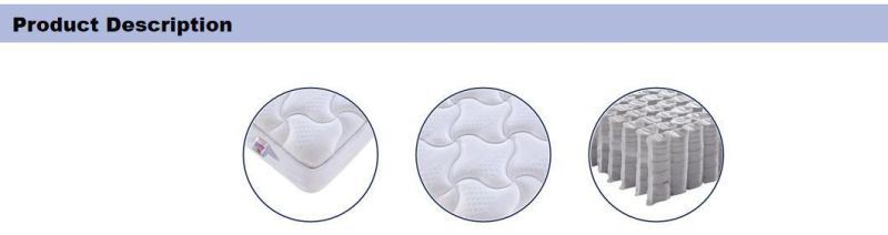 Home and Hotel Used Bedding Furniture Tight Top Pocket Spring Mattress