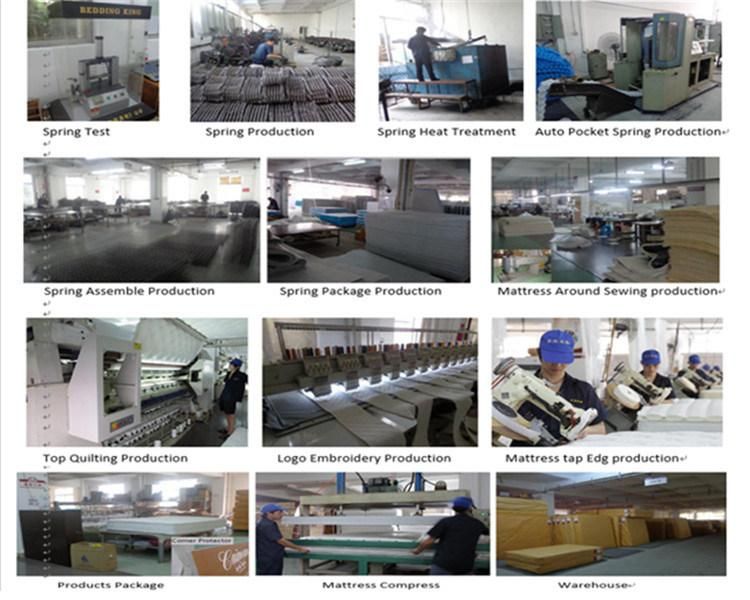 Compressed Gel Memory Foam Mattress with High Quality Latex