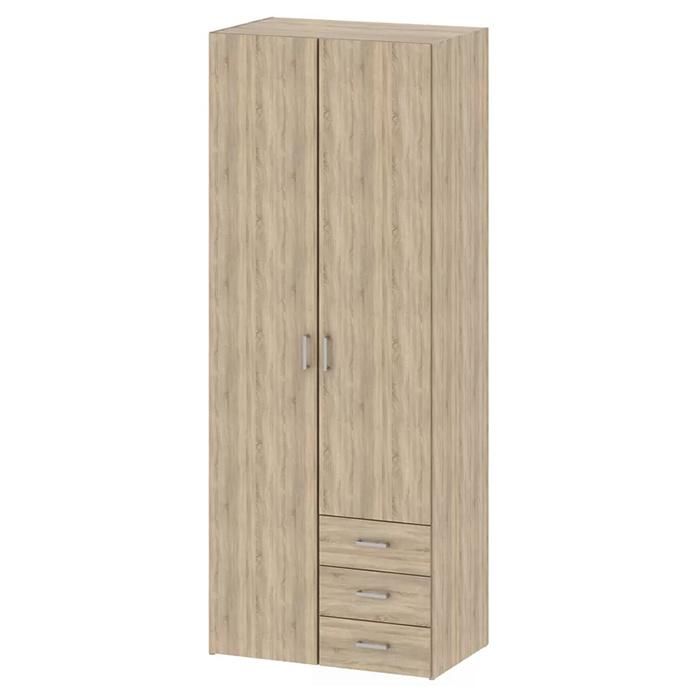 Modern Laminated Hinged Door Wooden Bedroom Wardrobe (HF-WF05122)