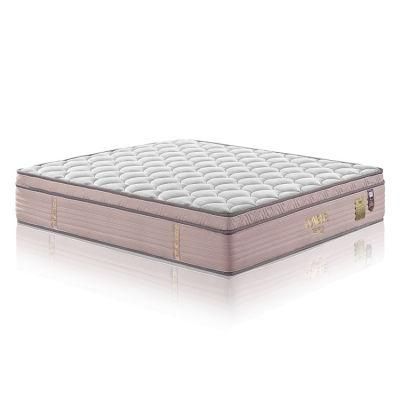 Luxury Design Wholesale Pocket Spring Hotel Double Bed Memory Foam Mattress for Bedroom Furniture
