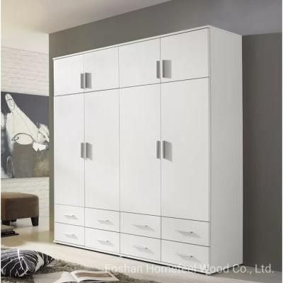 Modern Wholesale Swing Door Wooden Furniture Bedroom Wardrobe (HF-WB16)