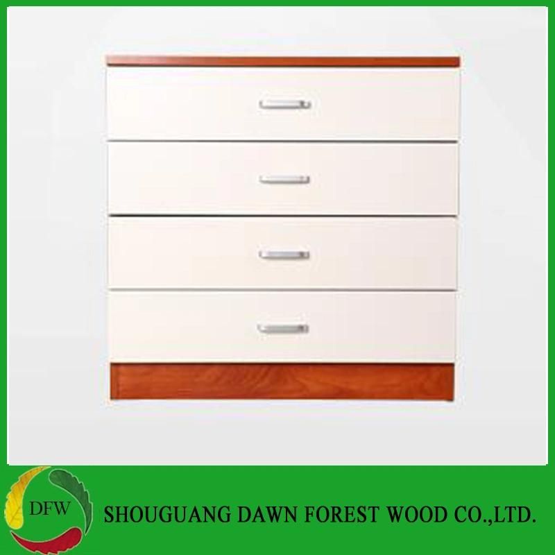 Hot Sale 2018 New Design Cheap Wooden 4 Drawers Chest of Drawers