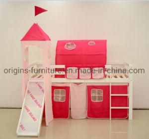 Midsleeper Cabin Bed with Slide, Tent, Tunnel and Tower