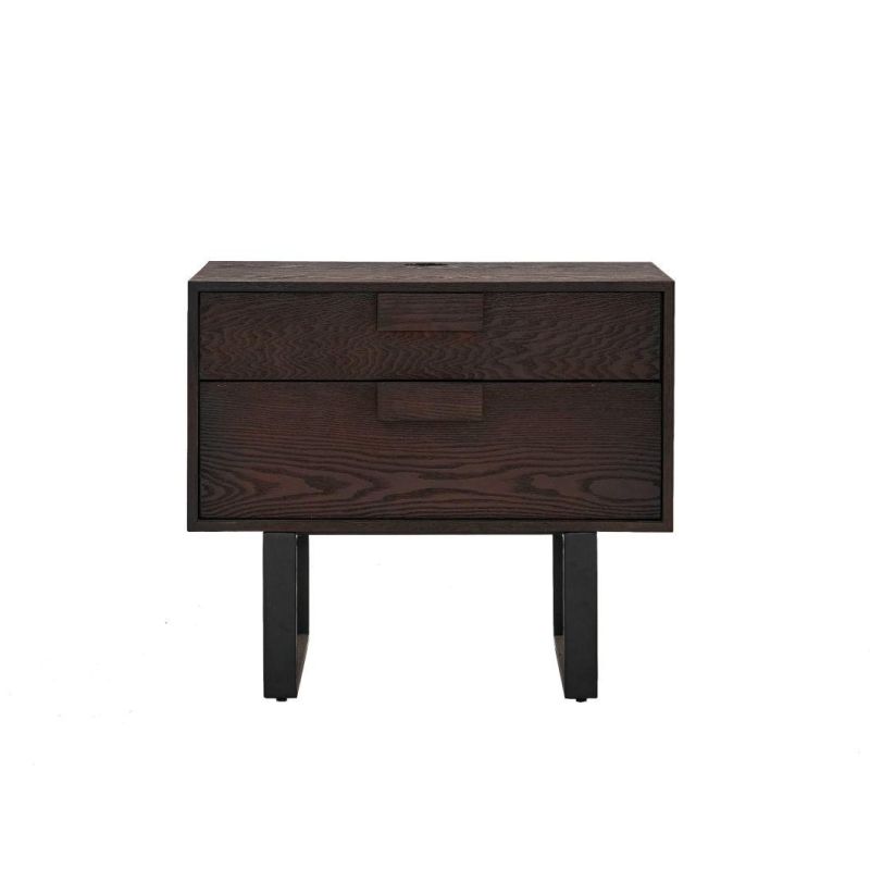 S-Ctg029 Wooden Night Stand, Italian Design Modern Night Table in Home and Hotel