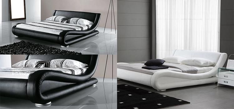Modern Wholesale Home Furniture King Size Bed Leather Bed Bedroom Furniture Gc1606