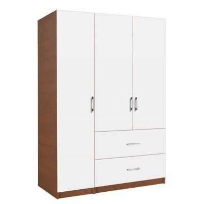 Custom Luxury Furniture Hinged Door Solid Wood Modern Bedroom Wardrobe