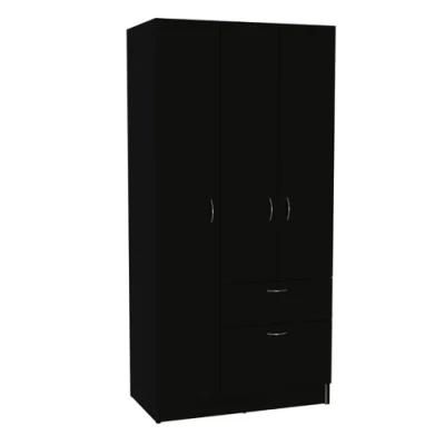High Quality Particle Board Bedroom Furniture Armoire Wardrobe Cheap Wholesale