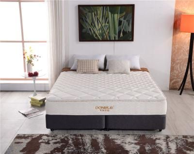 Customized Size Bamboo Fiber Fabric Single Pillow Top Spring Mattress with Soft Foam