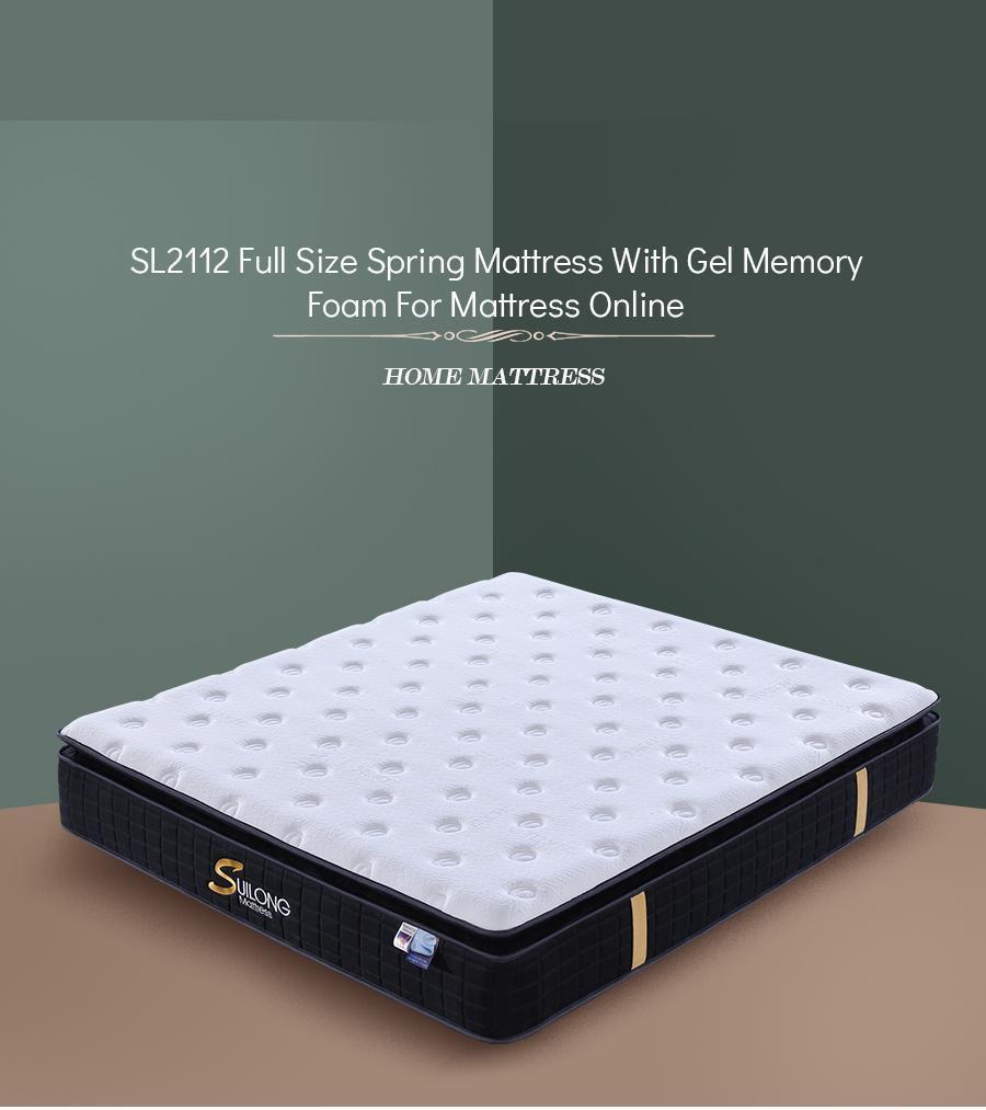 Luxury Gel Memory Foam Pocket Spring King Bed Mattress (SL2112)