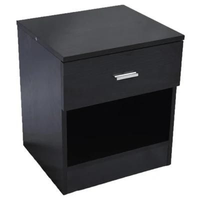 Night Table 1 Drawer Metal Handle Bedside Cabinet Bedroom Furniture