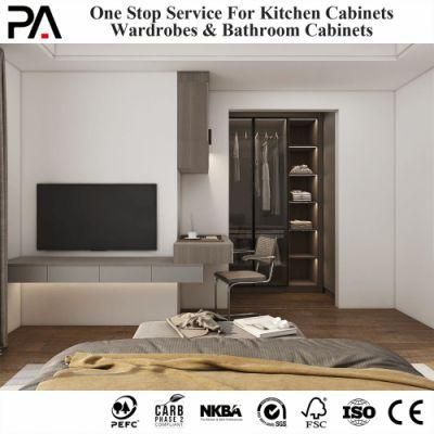 PA Commercial Wholesale Optional Modern Door Plywood Walk-in Closet for Apartment Bedroom
