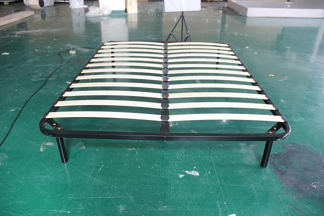 Detachable Wood Slat Metal Bed Frame Used for Bedroom Furniture
