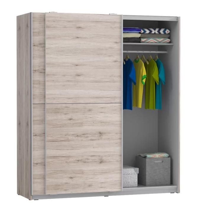Luxury Walk-in Closet Wardrobe with LED Light