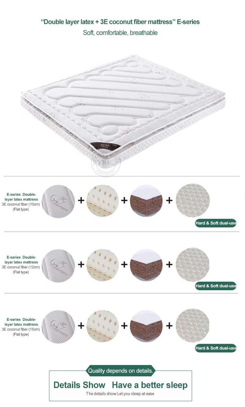 Dorm Foam Bed Mattress Two Foldable Detachable 8cm Single Bed
